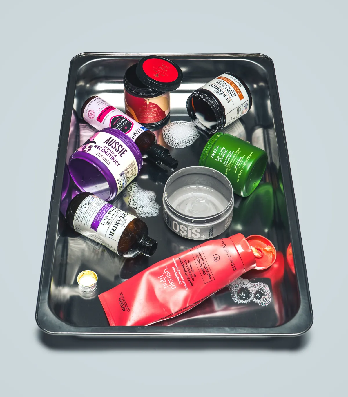 Hair product empties